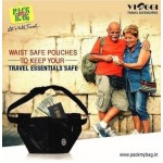 VIAGGI Security Money Safe Wallet - Black