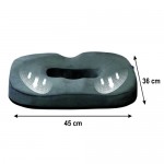 VIAGGI Donut Seat Hemorrhoids Tailbone Memory foam Cushion –Pain Relief for Coccyx, Prostate, Sciatica, Pelvic Floor, Pressure Sores, Pregnancy, Perineal Surgery, Postpartum Recovery