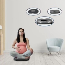 VIAGGI Donut Seat Hemorrhoids Tailbone Memory foam Cushion –Pain Relief for Coccyx, Prostate, Sciatica, Pelvic Floor, Pressure Sores, Pregnancy, Perineal Surgery, Postpartum Recovery- Black