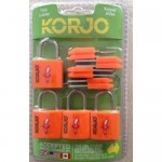 KORJO 4 pack TSA Keyed Locks (TSALL4)