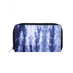 Rajrang Blue Cotton Casual Abstract Tie Dye Clutch Bag