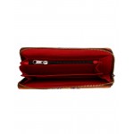 Rajrang Orange Cotton Casual Floral Embroidered Clutch Bag
