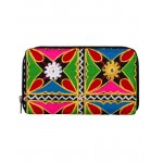 Rajrang Black Cotton Casual Floral Embroidered Clutch Bag Rajrang Black Cotton Casual Floral Embroidered Clutch Bag