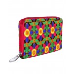 Rajrang Green Cotton Casual Floral Embroidered Clutch Bag