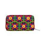 Rajrang Green Cotton Casual Floral Embroidered Clutch Bag