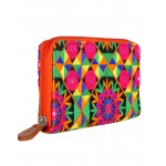 Rajrang Green Cotton Casual Geometric Embroidered Clutch Bag Rajrang Green Cotton Casual Geometric Embroidered Clutch Bag