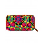 Rajrang Green Cotton Casual Geometric Embroidered Clutch Bag Rajrang Green Cotton Casual Geometric Embroidered Clutch Bag