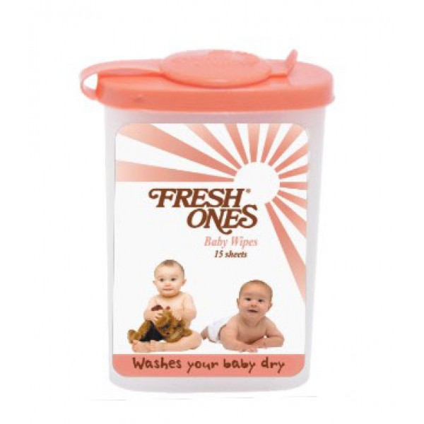 FreshOnes Baby Wipes Cleansing Tissues 15 N (Pack of 10)