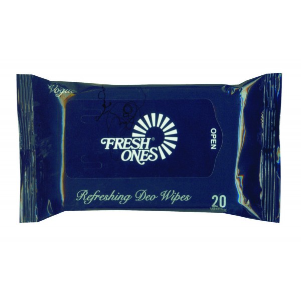 FreshOnes Vogue Refreshing Deo Wipes - 20N (Pack of 6)