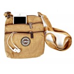 VIAGGI Travel Sling Bag - Beach Brown