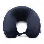 VIAGGI U Shape Super Soft Memory Foam Travel Neck Pillow for Neck Pain Relief Cervical Orthopedic Use Comfortable Neck Rest Pillow - Navy Blue