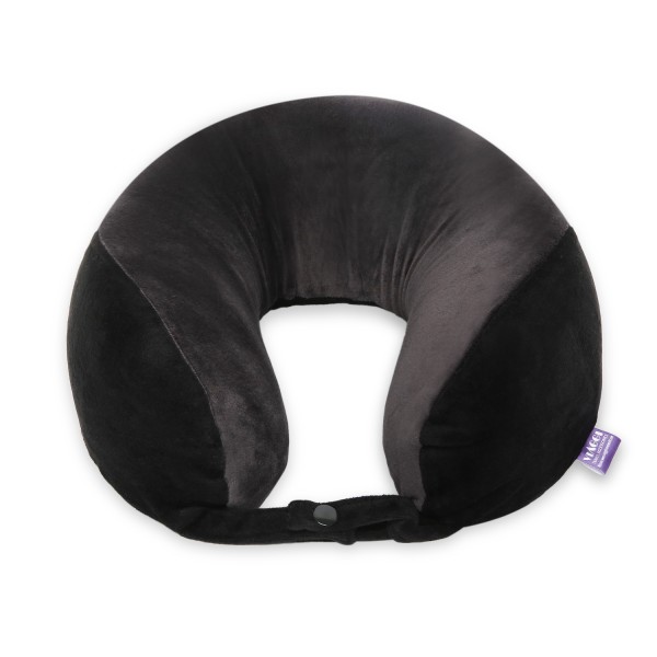 VIAGGI U Shape Super Soft Memory Foam Travel Neck Pillow for Neck Pain Relief Cervical Orthopedic Use Comfortable Neck Rest Pillow - Black Grey VIAGGI U Shape Super Soft Memory Foam Travel Neck Pillow for Neck Pain Relief Cervical Orthopedic Use Comfortable Neck Rest Pillow - Black Grey