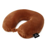 TAINPAR  U Shaped Memory Foam Travel Neck and Neck Pain Relief Comfortable Super Soft Orthopedic Cervical Pillows - Brown