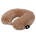 TAINPAR  U Shaped Memory Foam Travel Neck and Neck Pain Relief Comfortable Super Soft Orthopedic Cervical Pillows - Coffee