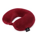 TAINPAR  U Shaped Memory Foam Travel Neck and Neck Pain Relief Comfortable Super Soft Orthopedic Cervical Pillows - Burgandy