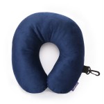 VIAGGI U Shape Best Travel Feather Soft Microfibre Neck Rest Cushion for Inflight Train car Sleep for Men and Women-Navy Blue VIAGGI U Shape Best Travel Feather Soft Microfibre Neck Rest Cushion for Inflight Train car Sleep for Men and Women-Navy Blue