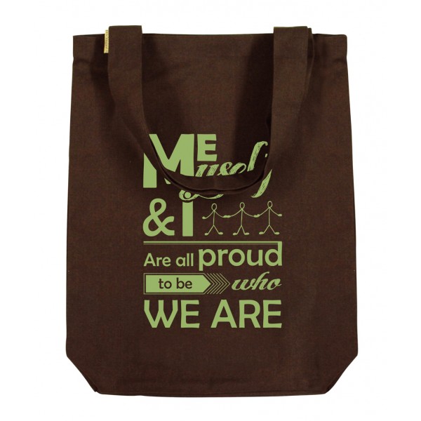 Clean Planet ME, MYSELF AND I (brown with green print)