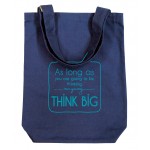 Clean Planet Think Big  (blue with blue print)