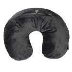 VIAGGI Inflatable U shape Travel Neck Pillow With Cover - Grey