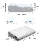 VIAGGI Contour Cervical Orthopaedic Memory Foam Pillow for Sleeping, Cervical Orthopedic Spine Care Pillow Spondylitis Neck and Back Pain Support