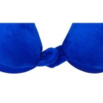 VIAGGI Microbead U Shape Travel Neck Pillow with Fleece - Royal Blue